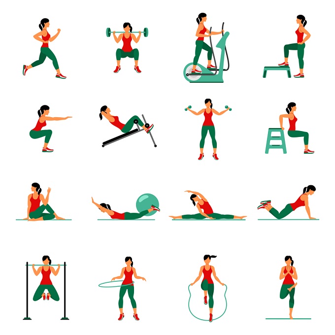 Aerobic exercises types