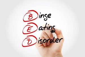 BED - Binge Eating Disorder acronym, health concept